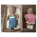 Baby Dolls with Basket