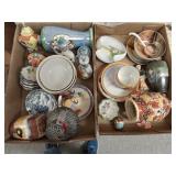 Oriental Style Dishes, ginger jar, incense