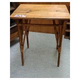 Bamboo & rattan side table