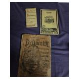 Antique sewing and fashion books