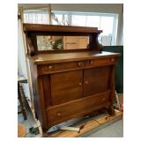 Oak sideboard 53.5 h x 45 w x 20 d