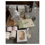 New glass votive holders, night light, pot