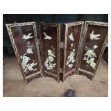 Oriental Privacy Screen with  Mother of Pearl