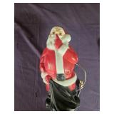 Blow mold Santa, empire plastics 1971 14" tall