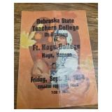 Kearney v. Ft. Hays 1956 football program
