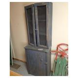 Rustic Display cabinet 68 " h x 23" w x 13" d