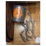 Slammer bucket and wrenches