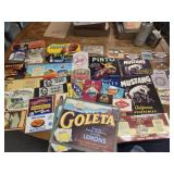 fruit crate Advertising paper labels - never used