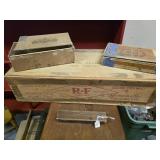 Spaghetti Ancona Bros Omaha NE wood box, razor