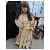Child mannequin, wig, vintage children