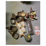 New Fall decor cornucopia gourds ++