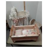 Vintage doll beds