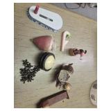 Set of jacks & ball, Duncan yo-yo, pez, ramp