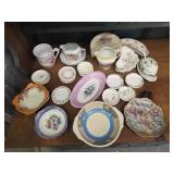 Bone Dishes, butter pats, cream pitchers, some