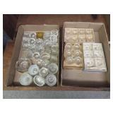 40+ glass salt cellars