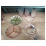 Pink Depression Glass +