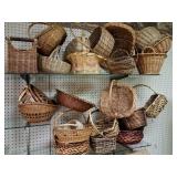 Huge lot of lovely wicker baskets!