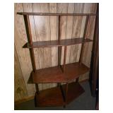 Wood stand /shelf  57" tall 36" wide x 16" deep