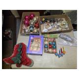 Vintage Christmas glass ornaments bulbs some