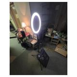 12" LED circle light & stand adjustabke