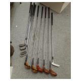Vintage golf clubs: Sam Snead, Wilson +
