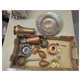 Copper dishes and such