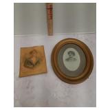 Vintage frame & portrait