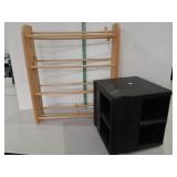 CD Racks 26" h x 23" w & spinning CD holder