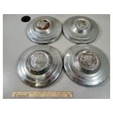 4 Mercury Hub Caps 1950
