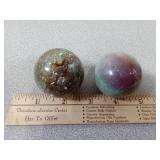 Ocean Jasper Spheres  1 1/2" Approximately