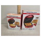 NIB griddle and sandwich maker