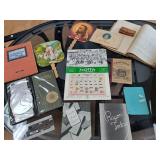 Old Litchfield Ne calendar, instructional books,