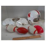 Youth Hutch Helmet, pads,  pants & footballs