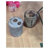 >2 metal gas cans