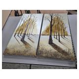 > Frameless wall art