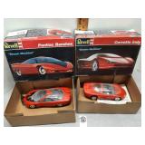 Revell Pontiac Banshee & Corvette Indy models