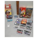 Richard Petty VHS and car, Hot Wheels trading