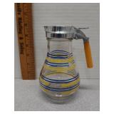 Glass syrup dispenser