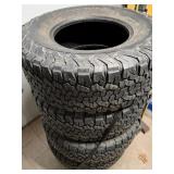 > Set of 4 BFGoodrich T315/70R17 tires