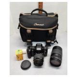 Canon EOS Rebel XS camera & bag