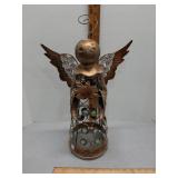 Metal angel decor 19" ht