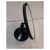 Vintage metal table mirror