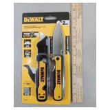 *New Dewalt Knife Set, Utility & Folding Blade
