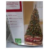 6.5ft Pre-Lit Madison Pine Christmas Tree