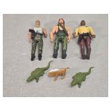 Rambo GI Joe action figures Rizzo M force, Eddie