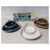 Pioneer Woman condiment set & dip bowls