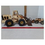 Large & small Tonka pressed steel Mighty Front