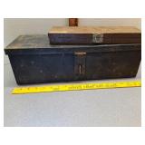 2 metal boxes