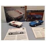 1957 Corvette & 1987 Corvette Roadster model kits
