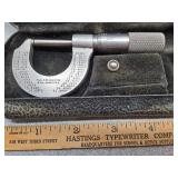 * L.S. Starrett 0-1" outside micrometer with